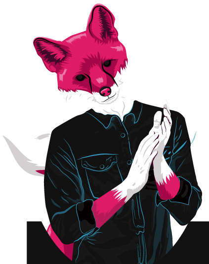 illustration du renard représentant la stratégie de communication